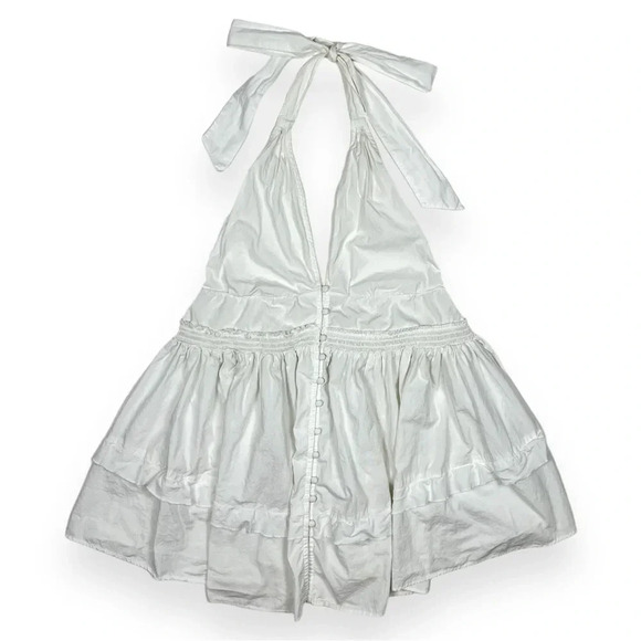 Free People Sail Away Halter Mini Dress - Picture 1 of 11